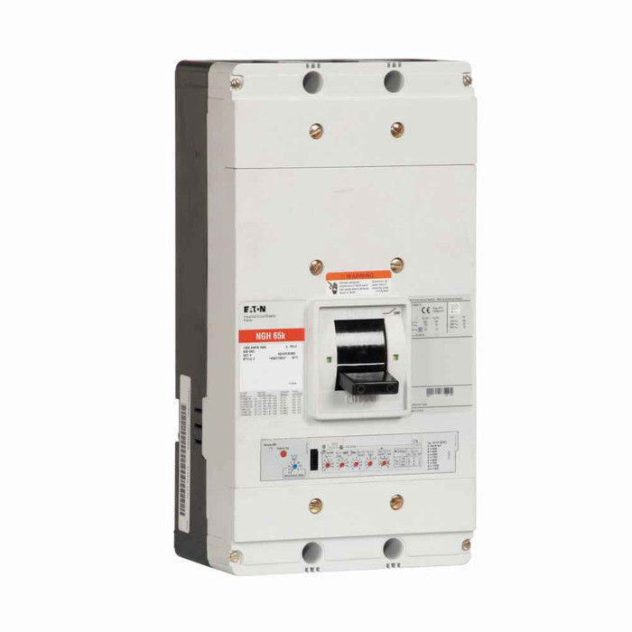 Eaton NGHF316T36V3WP35 Series G electronic molded case circuit breaker, NG-frame, NG, Frame only, Digitrip 310 RMS, Electronic LSIG trip, 600A trip rating, Three-pole, 1600A, 100 kAIC at 240 Vac, 65 kAIC at 480 Vac, No term, Ambient temp not marked