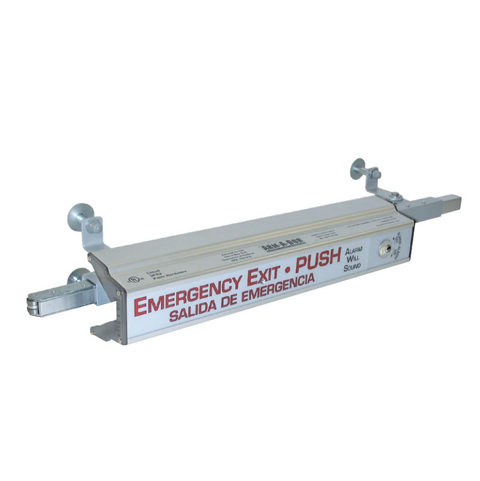 PRECISION Precision Hardware Inc (PHI) Arm-A-Dor A101-013 - Maximum Security Exit Device 3' Doors, 5-1/4" to 5-3/4" Jambs, Automatic Relock with Alarm PRE-A101-013