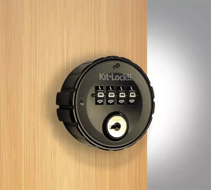 Codelocks Codelocks KL10 KitLock Mechanical Combination Lock, Black Finish CDL-KL10