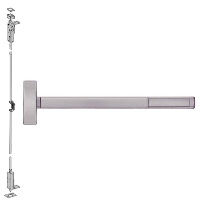 BEST Precision 2708 Series Wide Stile Concealed Vertical Rod Exit Device with Key Controls Lever
