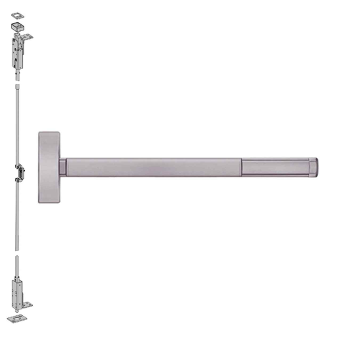 BEST Precision 2805 Series Wide Stile Concealed Vertical Rod Exit Device with Key Controls Thumb Piece