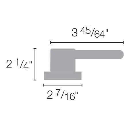 Yale Residential Yale Edge Series - Alpharetta Passage Door Lever Set With Round Rose YR11AL