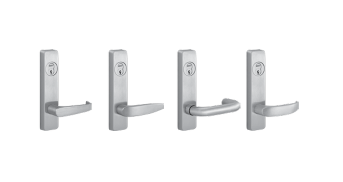 Precision Hardware Inc (PHI) 2900 Series - Narrow Stile Lever Trim for 2000 Series Exit Devices