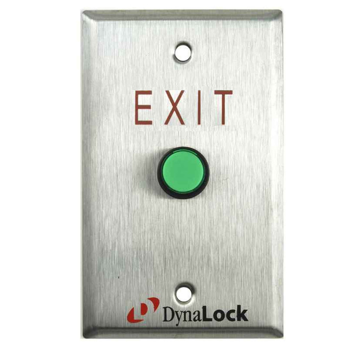 DynaLock DynaLock 6115M One Pushbutton, 1 Gang, Momentary, 6000 Series - Pushbuttons DYK-6115M