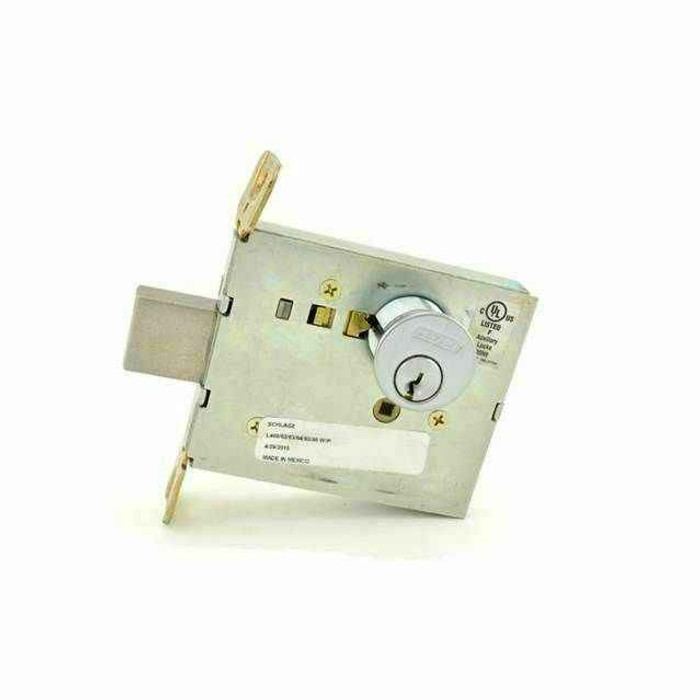 Schlage Schlage L496 - Deadbolt with "OCCUPIED" Indicator Small Case Mortise Lock - Deadbolt Function Keyed Lock SCH-L496-KEYED