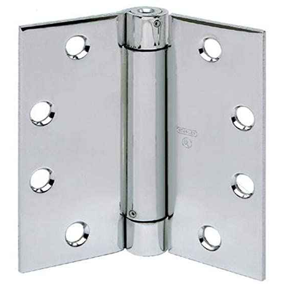 BEST 2060R Plain Bearing Spring Hinge with Removable Pin - Square Corners Standard Weight