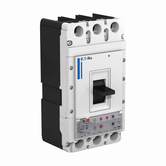 Eaton PDF33M0400E2ZJ Power Defense Globally Rated 100% UL, Frame 3, Three Pole, 400A, 65kA/480V, PXR20 LSI w/ ZSI & Relays, Std Line Load Term (PDG3X3TA400)