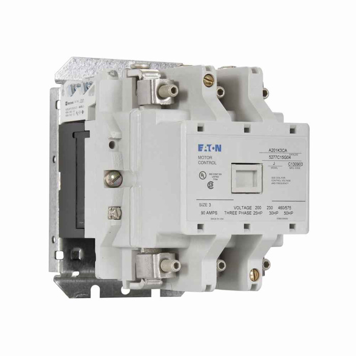 Eaton A201K3CE Freedom NEMA motor control contactor, contactor Size 3 3P 600/60 Coil