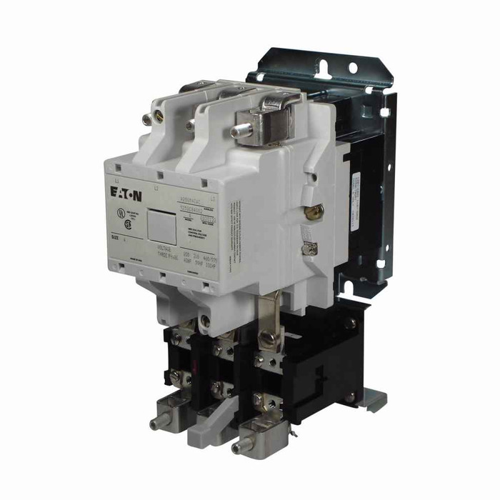 Eaton A200M4CAC Freedom NEMA motor control starter, Non-Reversing Starter, 120V/60 Hz or 110V/50 Hz coil voltage, 135A, Three-pole, Size 4, 40 hp at 208V, 50 hp at 240V, 100 hp at 480,600V, A200 series, Wired for Separate Control