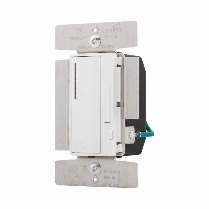 Eaton AF10-C1 smart dimmer, Flush mounting, 120V, Wire leads, Maintained closure, Almond, ivory, white, 60 Hz, Single-pole, multi-location, Polycarbonate, 1000W 714665