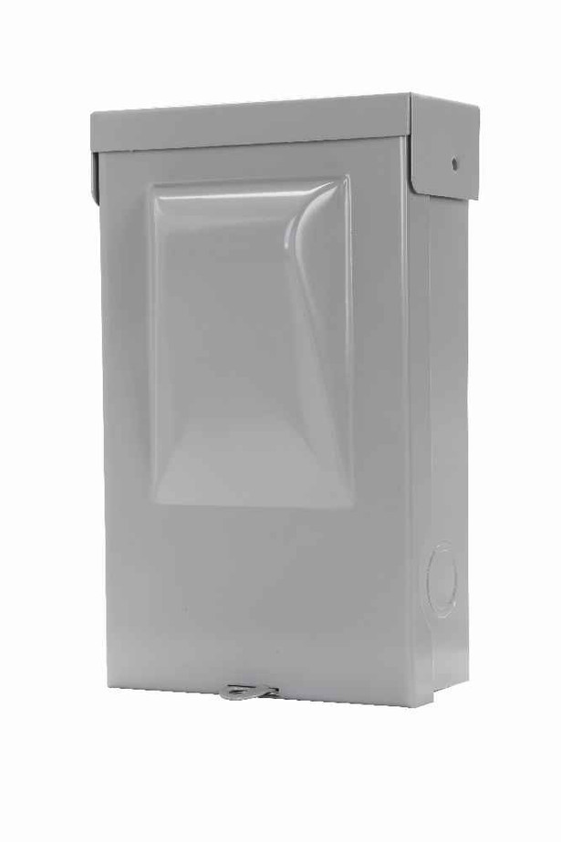 Eaton B222-60F air conditioning disconnect, Bussmann labeled metallic pullout switch 60A FUSED