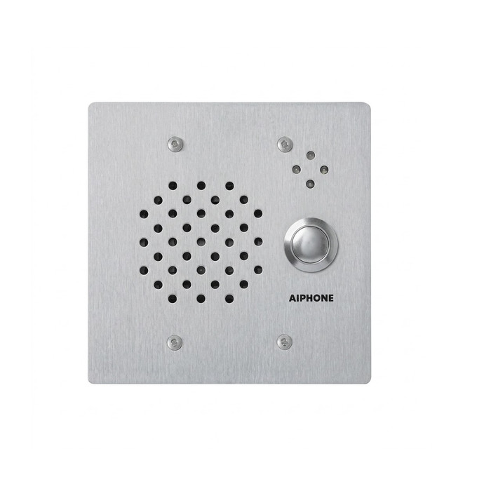 Aiphone Aiphone IE-SS/A - Flush Mount Stainless Steel Vandal and Weather Resistant 2-Gang Audio Door Station AIP-IE-SS/A