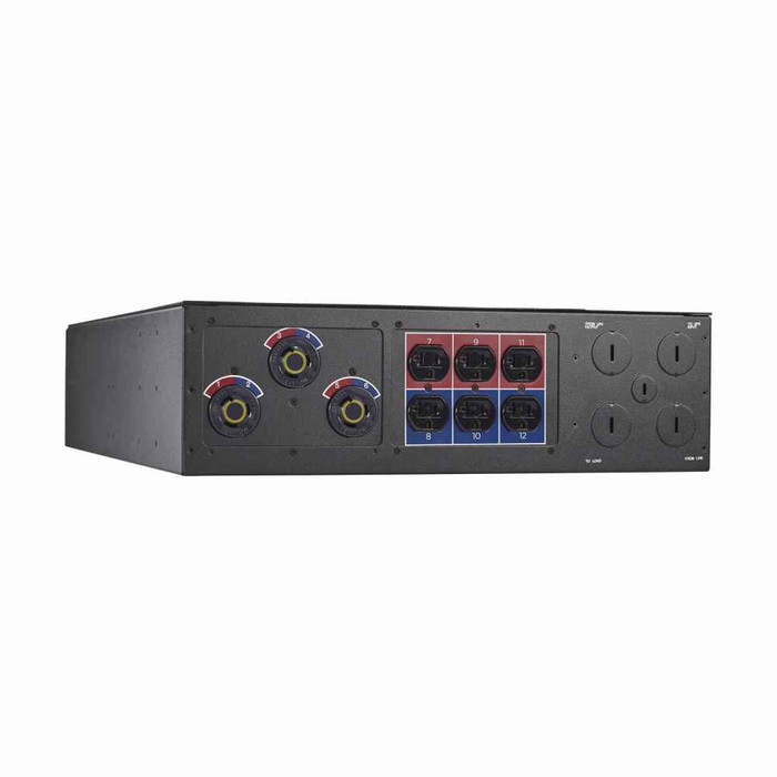 Eaton BPM125FR BPM Bypass Power Module, Wall-mount or rackmount, 3U, Black, Yes, Split-phase (L1, L2, N, G), 9170+, 9155, 9PXSP 8-10K, 1, HW (50-125A), (6) L6-30R