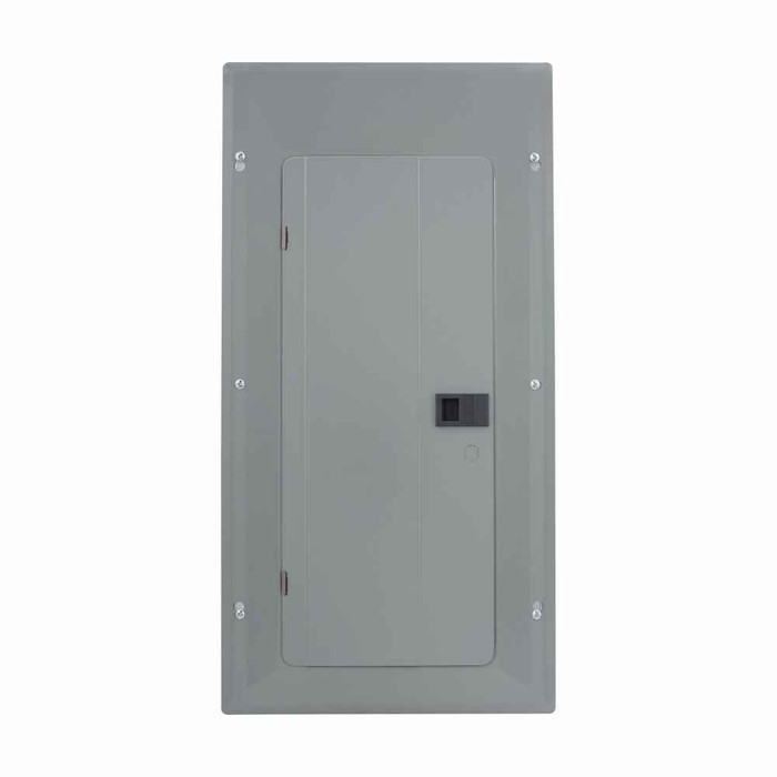 Eaton BRP30L125GW BR main lug loadcenter,Main lug only,125 A,X5,Aluminum,White, NEMA 1,Metallic,10kAIC,BR2125,Surface,flush,NEMA 1,60 Circuits,Single-pole,30 Spaces,Two hots,a neutral,and a ground,Single-phase,120/240V,#6-2/0 AWG Cu/Al