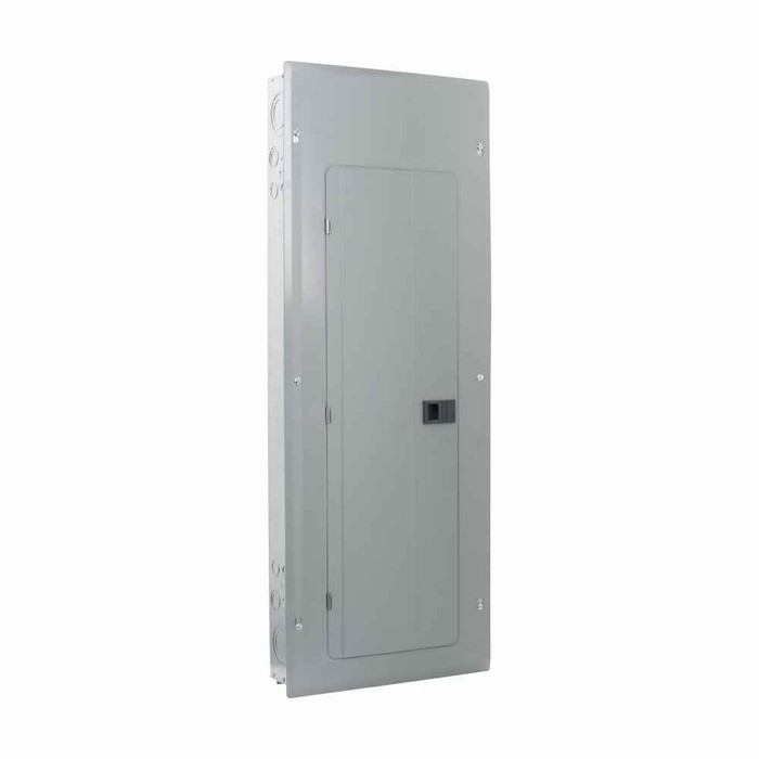 Eaton BRP40B200GW Plug-on neutral main circuit breaker loadcenter,200A,X8,Aluminum,Cover included,NEMA 1,Metallic,25 kAIC,CSR,80 circuits,Single pole,40 spaces,Single-phase,White,Combination,NEMA 1,Type BR 1-inch breakers,120/240V,GW