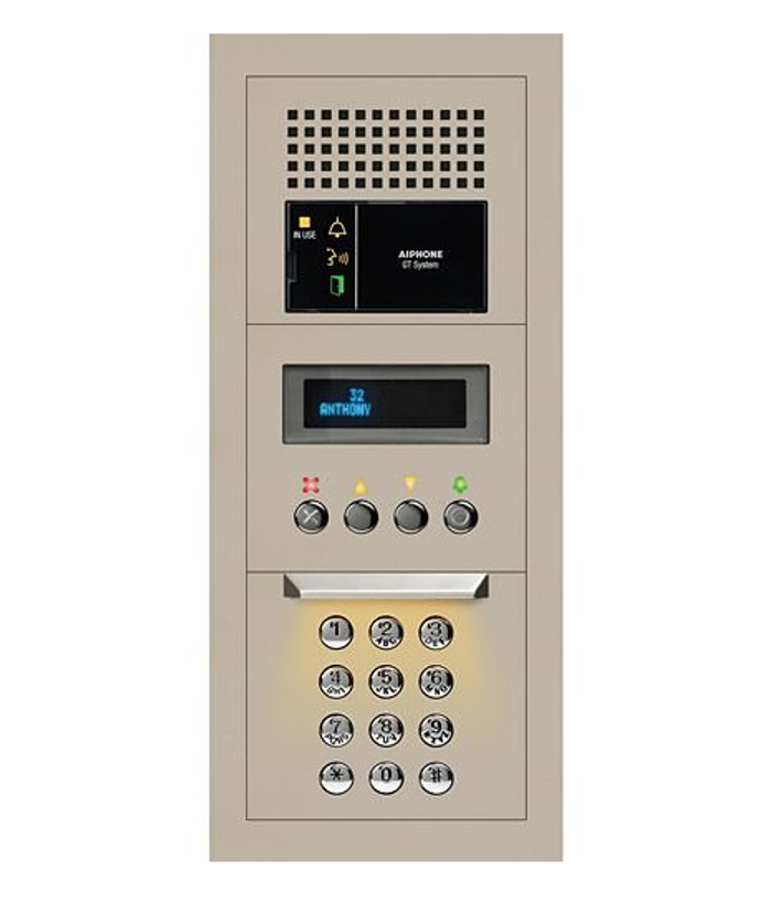 Aiphone GTA-DESB- 10-Key Audio Entrance Panel Kit