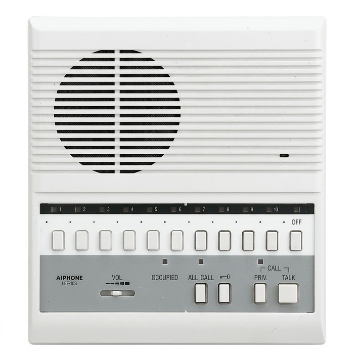 Aiphone Aiphone LEF-10S - 10-Call Master Station with Provision for All Call LEF-10S