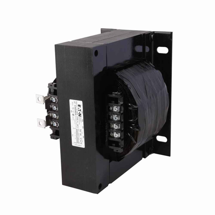 Eaton C3000K2CXX type MTK, industrial control transformer, pv: 240v x 480v, taps: none, sv: 120 x 240v, 115°c, 3000 va, cu magnet wire