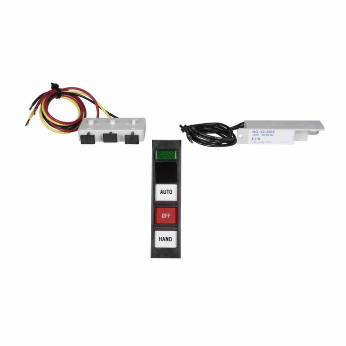 Eaton C400GK31B Freedom NEMA cover control kit, Cover Control Kit, Selector switch kit, HAND/OFF/AUTO, Green pilot, 240V