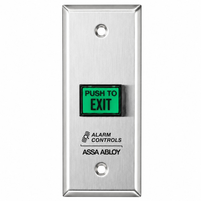 Alarm Controls Alarm Controls TS-7 & TS-9 Series - Request to Exit Station Square Push Button ACT-TS-7