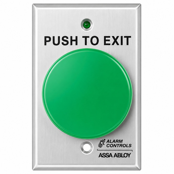 Alarm Controls Alarm Controls TS-21 Series - Request to Exit Station Mushroom Push Button ACT-TS-21