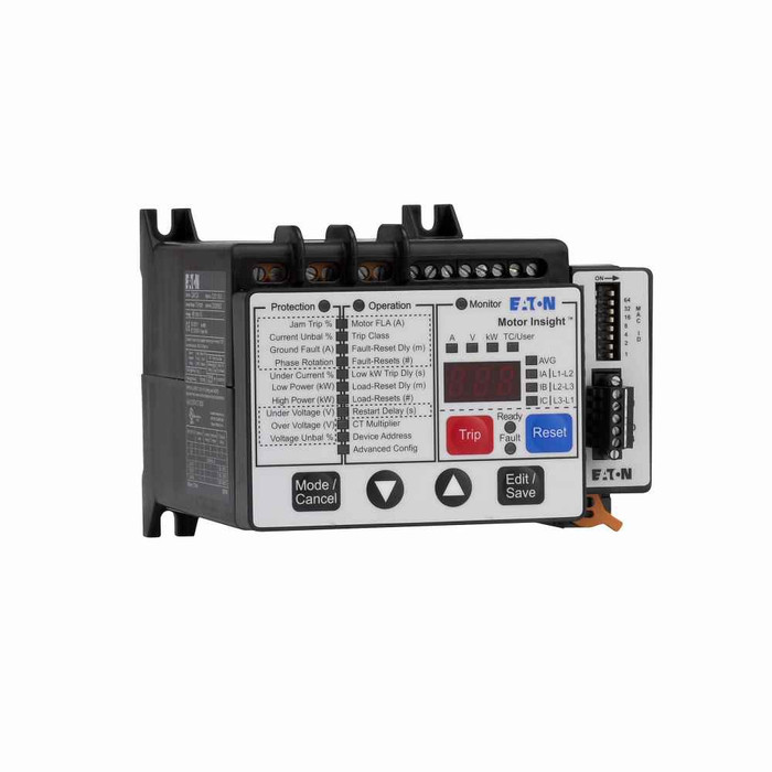 Eaton C441DA Motor Insight Overload Relays, With user interface, 489 - 660 Vac overload, 1-9A, 600 Vac (487-660 Vac)