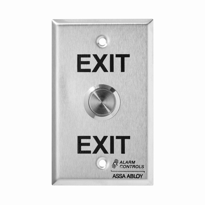 Alarm Controls Alarm Controls TS-23 Series - Vandal Resistant Request to Exit Station, 3/4" Diameter Metal Button, "EXIT" ACT-TS-23