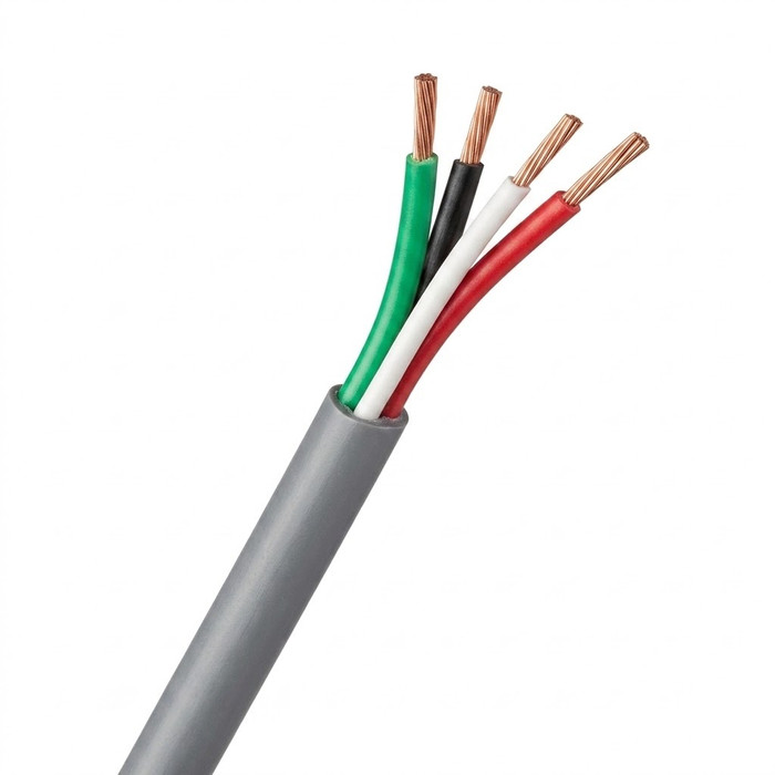 Aiphone Aiphone 87180450C - 4-Conductor, 18AWG, Solid, Non-Shielded, Low Cap Wire, 500' 87180450C