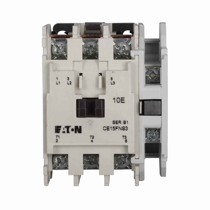 Eaton CE15FNS3T1B XT IEC contactor, 24 Vdc, Frame F, 90 mm, Three-pole, Non-reversing, No overload relay, Freedom, Contactor