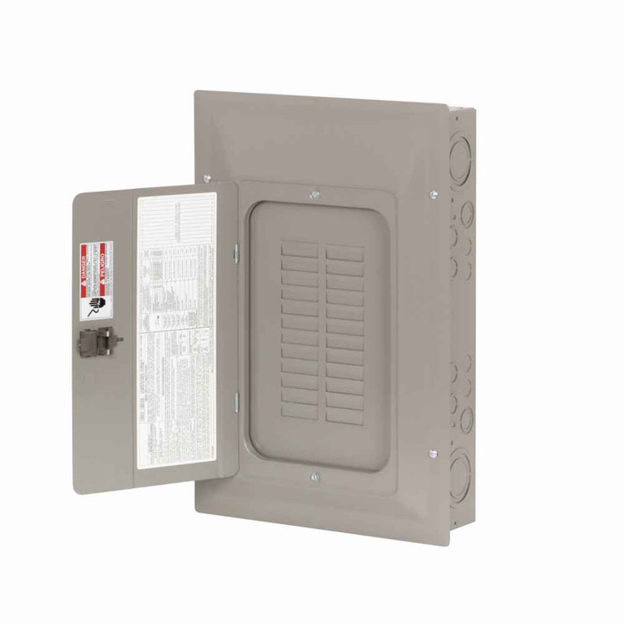 Eaton CH24L125RP CH main lug loadcenters,Standard,Main lug only,125A,C,Copper,NEMA 3R,Metallic,CH,24,24,Three-wire,Single-phase,120/240 V