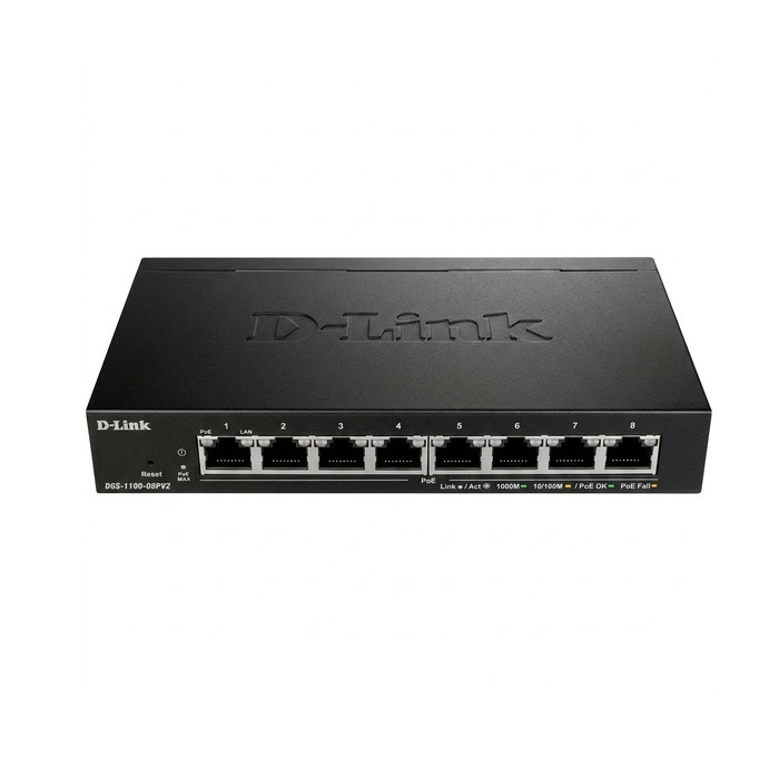 Aiphone IPW-POE8 - 8-Port Gigabit PoE Smart Managed Switch