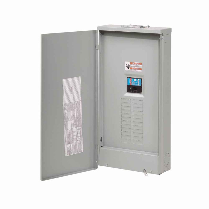 Eaton CH24B150E CH 3/4-inch loadcenter,Main breaker,150A,E,Copper,Ch8ef-combination, ch8es-surface, not included,NEMA 1,Metallic,25 kAIC,CSR,24,24,Three-wire,Single-phase,#2/0 AWG-300 kcmil,Top/bottom