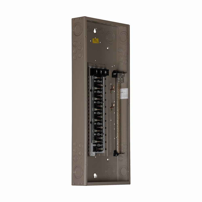Eaton CH42L3225G CH main lug loadcenter,Standard, Main lug only, 225 A, Copper,Ch8gf-combination, ch8ds-surface, not included, NEMA 1, Metallic,T op/bottom, CH, 42 Circuits, 42 Spaces, Four-wire, Three-phase, #4 AWG-300 kcmil