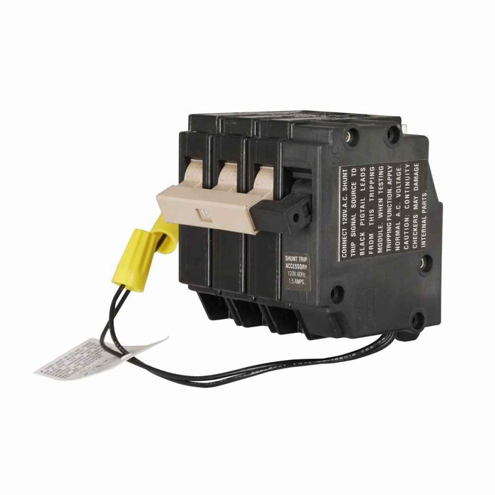 Eaton CH330ST CH thermal magnetic circuit breaker,Type CH 3/4-Inch standard circuit breaker,30 A,10 kAIC,Three-pole,240V,CH,Common breaker trip,#14-6 AWG Cu/Al,CH,Type CH Loadcenters,Shunt trip included