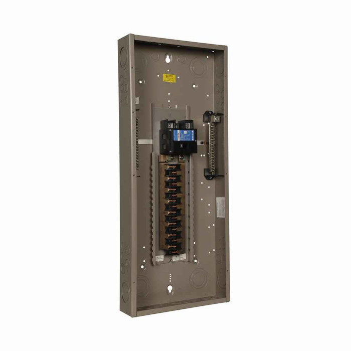 Eaton CH32B200JRN CH main breaker loadcenter,Standard,Main breaker,200 A,J,Copper,Ch8jf-combination, ch8js-surface, not included,NEMA 1,Metallic,35 kAIC,CSH,32 Circuits,32 Spaces,Three-wire,Single-phase,#2/0 AWG-300 kcmil