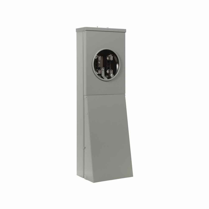 Eaton CHM4N4NS pedestal mount metered, Metered-ring, Non-ground fault, Non-ground fault, Top, Surface, Circuits: 4, NEMA TT-30R, NEMA TT-30R