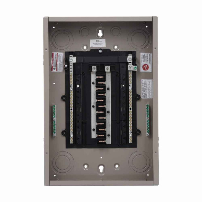 Eaton CHP24L150R CH main lug loadcenters,Cover included,Main Lug Only,150A,X5,Copper,NEMA 3R,Metallic,Overhead,48,24,Three-wire,Single-phase