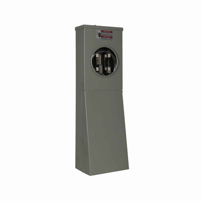 Eaton CHM4N6G4NS pedestal mount metered, Metered-ring, Non-ground fault, Ground fault, Non-ground fault, Top, Surface, Circuits: 4, NEMA 5-20R2, NEMA TT-30R, NEMA TT-30R