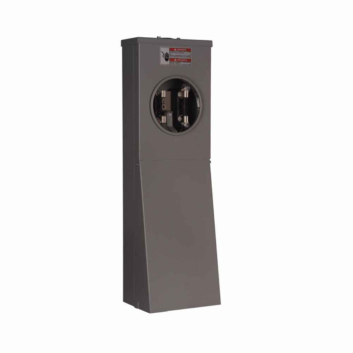 Eaton CHM1N6N4NS pedestal mount metered, Metered-ring, Non-ground fault, Non-ground fault, Non-ground fault, Top, Surface, Circuits: 4, NEMA 5-20R2, NEMA 14-50R, NEMA TT-30R
