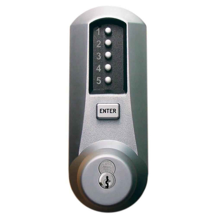 Dormakaba Dormakaba Simplex 5051WK Mechanical Pushbutton Cylindrical Passage Knob Lock, Interior Combination Change (DOD compliant) DOR-505x-WK