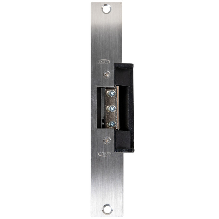 RCI 7119 Electric Strike,  9" Square Corner Faceplate, For 5/8" Projection Latches, Fail Secure