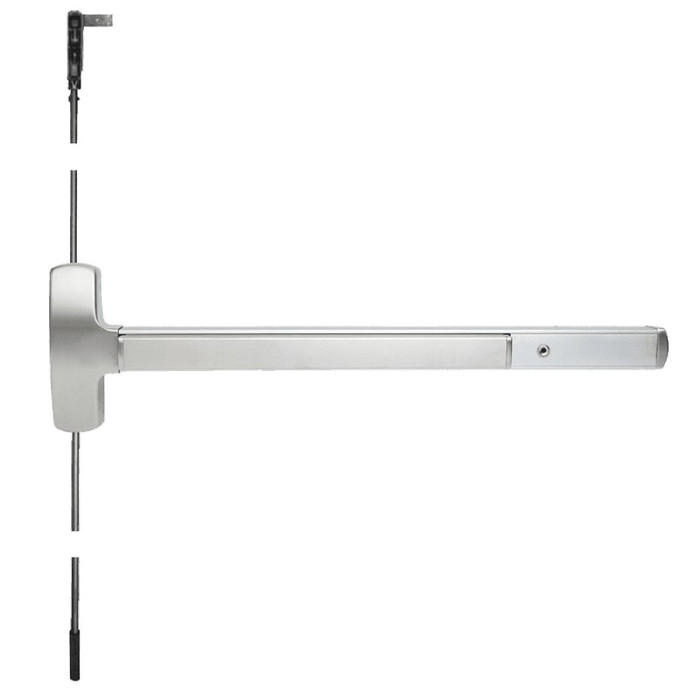 Falcon Falcon 25-C Series - Exit Only (No Trim) - Concealed Vertical Rod Exit Device - 4FT FAL-25-C-EO-4FT