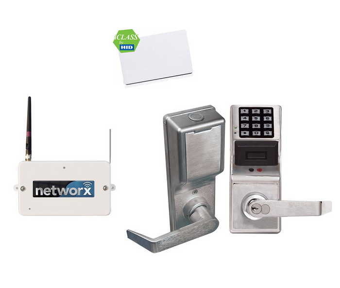 Alarm Lock PDL8200 Series - Networx Advanced Electronic Wireless Networking Locks with iClass HID Reader Built-in