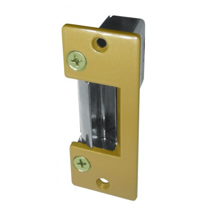 Trine HD005RS Series - Fail-Safe, Light Commercial Electric Strike 3-1/2” x 1-3/8” Screwed Faceplate and Heavy Duty Latch Pin
