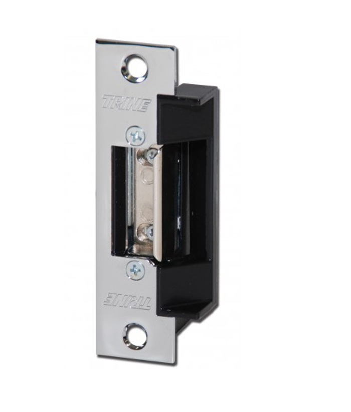 Trine 2012RS Series - Fail-Safe, Adjustable Light Commercial Electric Strike 4-7/8" x 1-1/4" Steel Face Plate