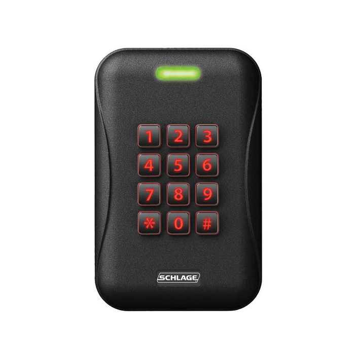 Schlage Electronics Schlage Electronics MTK15 Networked Multi-Technology Reader with Keypad, Wall Mount, Pin Credentials, 125 kHz Proximity Card MTK15