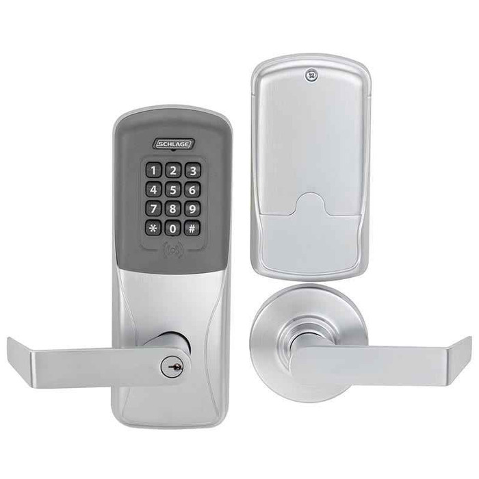 Schlage Electronics Schlage Electronics CO-200 Standalone Electronic Cylindrical Lock, Classroom/Storeroom Function, Proximity and Keypad Reader SCH-CO-200-CY-70-PRK
