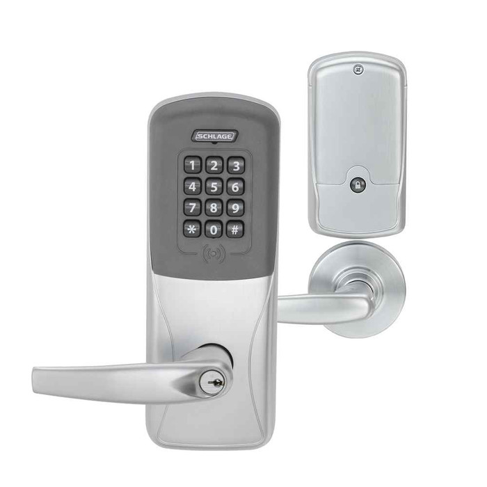 Schlage Electronics Schlage Electronics CO-200 Standalone Electronic Mortise Lock, Office Function, Proximity and Keypad Reader SCH-CO-200-MS-50-PRK