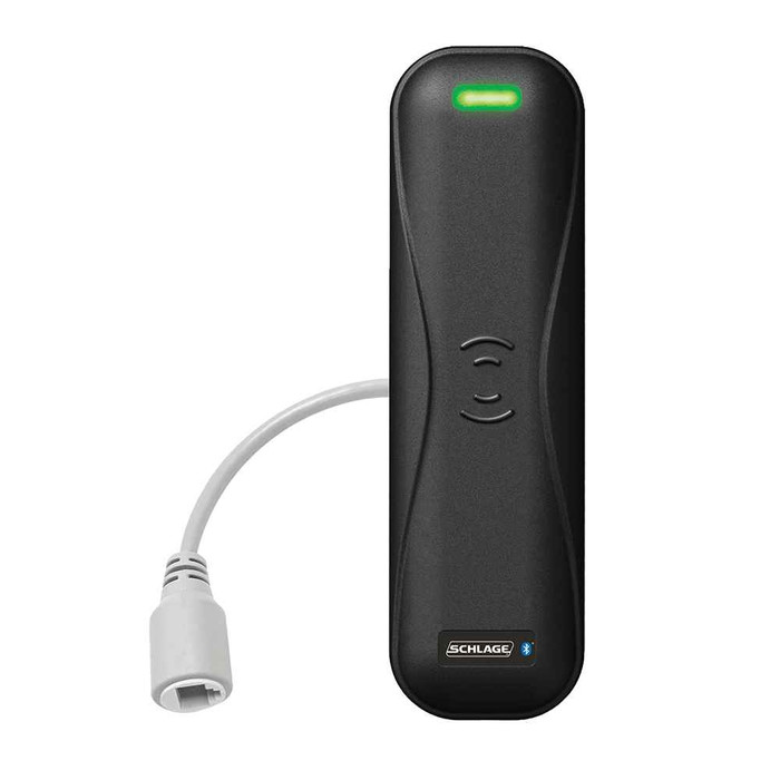 Schlage Electronics Schlage Electronics RC11 Mullion Mount, Multi-Technology (Bluetooth, NFC, Smart Credentials 13.56 MHz and Standard Proximity Credentials 125 kHz) IP Reader Controller RC11 BLK