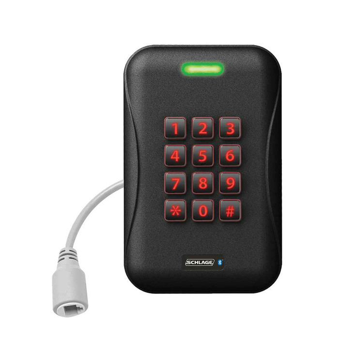 Schlage Electronics Schlage Electronics RCK15 Single Gang Mount, Multi-Technology, IP Reader Controller with Keypad RCK15 BLK